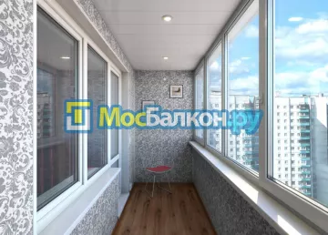 Заказать балкон в Домодедово цена от 1320 руб | Остекление балконов и лоджий МосБалкон