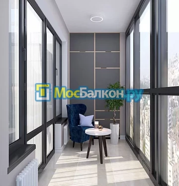 Заказать балкон в Домодедово цена от 1320 руб | Остекление балконов и лоджий МосБалкон