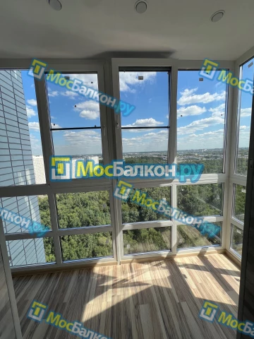 Панорамное остекление заказать под ключ по выгодной цене в Домодедово от компании МосБалкон