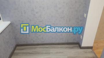 Остекление балкона с утеплением и отделкой +  покраской стен
