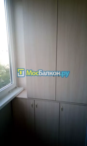 Шкаф на балкон купить в Домодедово на заказ недорого от МосБалкон