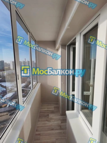 Заказать балкон в Домодедово цена от 1320 руб | Остекление балконов и лоджий МосБалкон