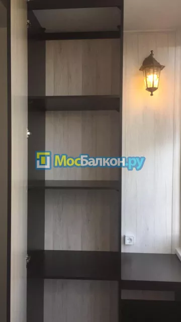 Шкаф на балкон купить в Домодедово на заказ недорого от МосБалкон