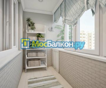Дизайнерская отделка балконов и лоджий