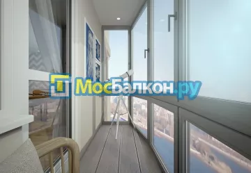 Заказать балкон в Домодедово цена от 1320 руб | Остекление балконов и лоджий МосБалкон