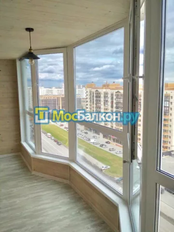 Заказать балкон в Домодедово цена от 1320 руб | Остекление балконов и лоджий МосБалкон