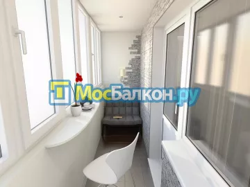 Заказать балкон в Домодедово цена от 1320 руб | Остекление балконов и лоджий МосБалкон