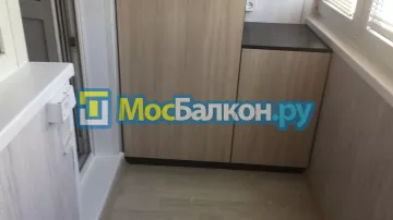 Шкаф на балкон купить в Домодедово на заказ недорого от МосБалкон