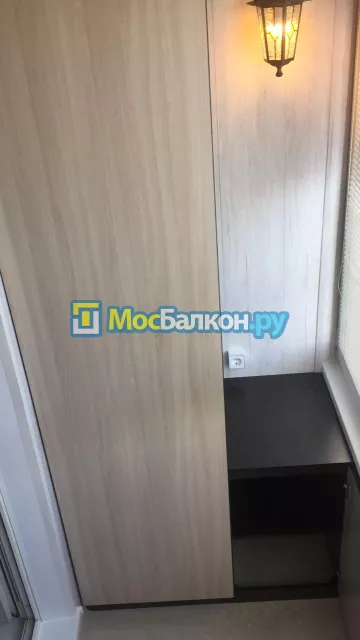 Шкаф на балкон купить в Домодедово на заказ недорого от МосБалкон
