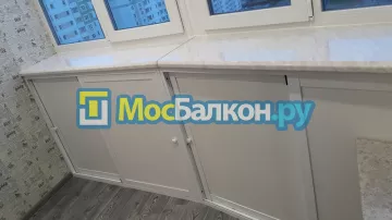 Шкаф на балкон купить в Домодедово на заказ недорого от МосБалкон