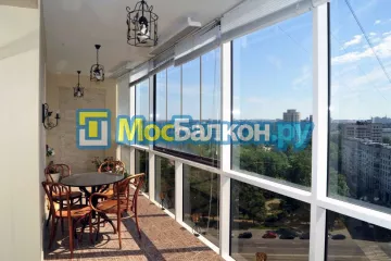 Отделка балкона и лоджии пластиковыми ПВХ панелями в Домодедово от компании МосБалкон