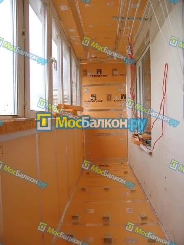 Утепление балкона пеноплэксом в Домодедово на заказ недорого от МосБалкон