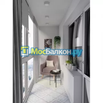 Заказать балкон в Домодедово цена от 1320 руб | Остекление балконов и лоджий МосБалкон