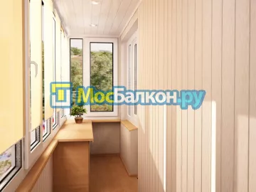 Заказать балкон в Домодедово цена от 1320 руб | Остекление балконов и лоджий МосБалкон