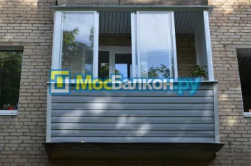 Заказать балкон в Домодедово цена от 1320 руб | Остекление балконов и лоджий МосБалкон