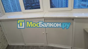 Шкаф на балкон купить в Домодедово на заказ недорого от МосБалкон
