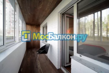 Заказать балкон в Домодедово цена от 1320 руб | Остекление балконов и лоджий МосБалкон