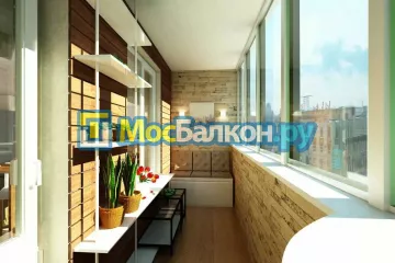 Заказать балкон в Домодедово цена от 1320 руб | Остекление балконов и лоджий МосБалкон