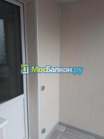 Ремонт балконов при комплексной отделки балкона под ключ, балкон 4 метра