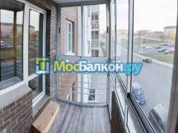 Заказать балкон в Домодедово цена от 1320 руб | Остекление балконов и лоджий МосБалкон