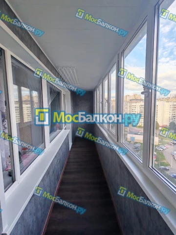 Заказать балкон в Домодедово цена от 1320 руб | Остекление балконов и лоджий МосБалкон