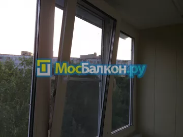 Отделка балкона и лоджии пластиковыми ПВХ панелями в Домодедово от компании МосБалкон