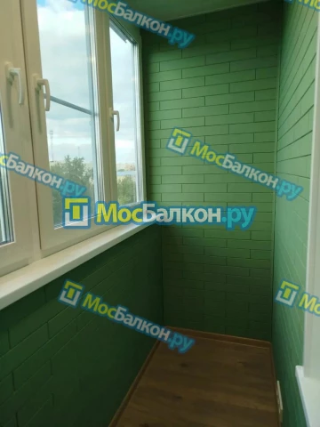 Отделка балконов в Домодедово | Отделка балконов и лоджий и обшивка под ключ в МосБалкон