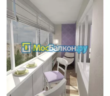 Заказать балкон в Домодедово цена от 1320 руб | Остекление балконов и лоджий МосБалкон