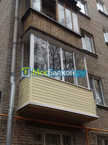 Заказать балкон в Домодедово цена от 1320 руб | Остекление балконов и лоджий МосБалкон