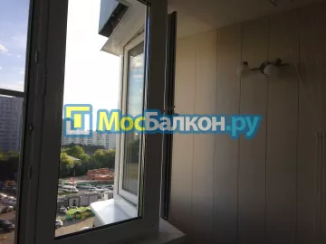 Отделка балкона и лоджии пластиковыми ПВХ панелями в Домодедово от компании МосБалкон