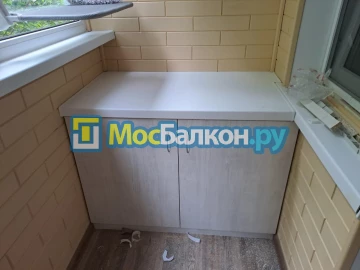 Шкаф на балкон купить в Домодедово на заказ недорого от МосБалкон