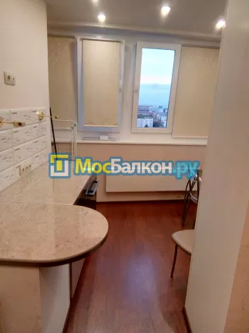 Объединение балкона и лоджии с комнатой в  Домодедово