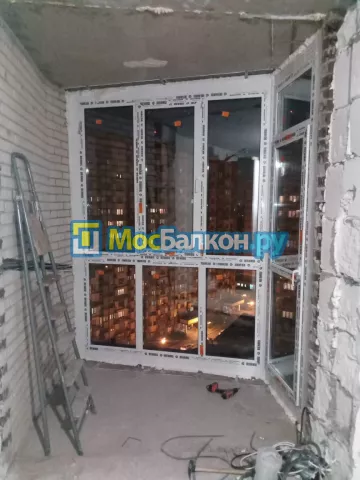 Панорамное остекление заказать под ключ по выгодной цене в Домодедово от компании МосБалкон