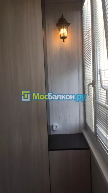 Шкаф на балкон купить в Домодедово на заказ недорого от МосБалкон