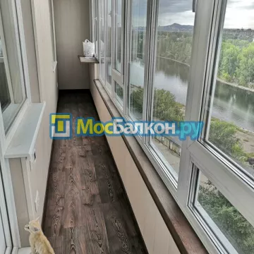 Заказать балкон в Домодедово цена от 1320 руб | Остекление балконов и лоджий МосБалкон