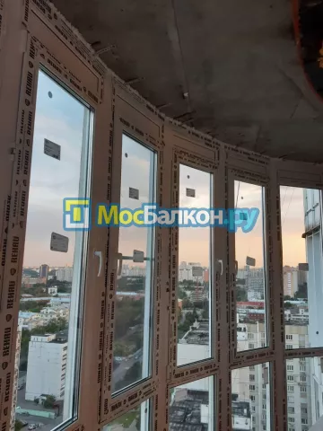 Панорамное остекление заказать под ключ по выгодной цене в Домодедово от компании МосБалкон