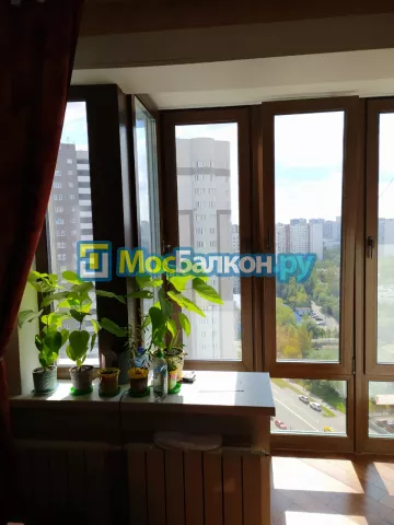 Панорамное остекление заказать под ключ по выгодной цене в Домодедово от компании МосБалкон