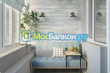 Дизайнерская отделка балконов и лоджий