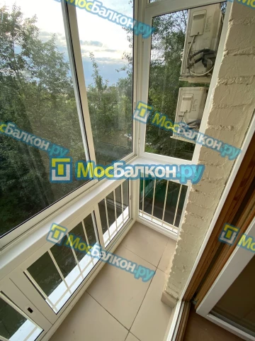 Панорамное остекление заказать под ключ по выгодной цене в Домодедово от компании МосБалкон