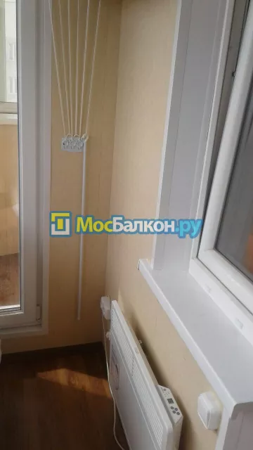Отделка балкона и лоджии пластиковыми ПВХ панелями в Домодедово от компании МосБалкон