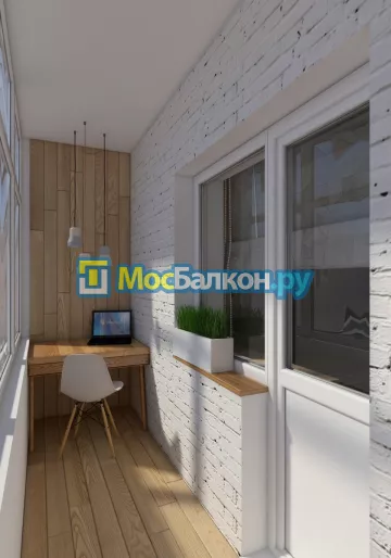 Заказать балкон в Домодедово цена от 1320 руб | Остекление балконов и лоджий МосБалкон