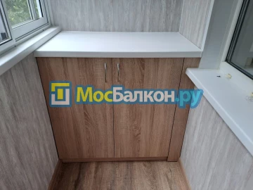 Шкаф на балкон купить в Домодедово на заказ недорого от МосБалкон