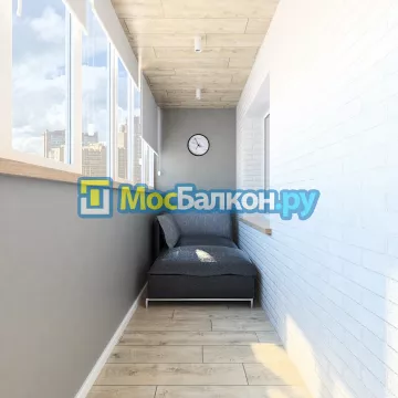 Заказать балкон в Домодедово цена от 1320 руб | Остекление балконов и лоджий МосБалкон