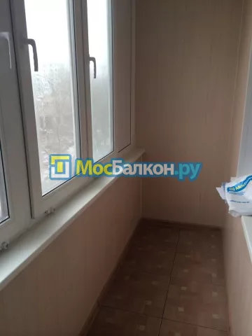 Отделка балкона и лоджии пластиковыми ПВХ панелями в Домодедово от компании МосБалкон
