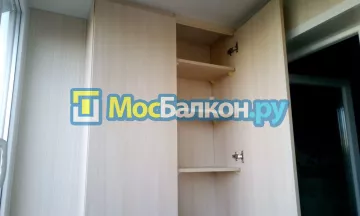 Шкаф на балкон купить в Домодедово на заказ недорого от МосБалкон