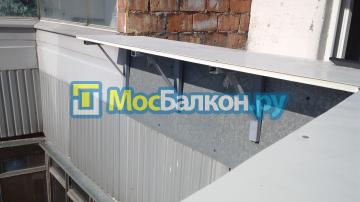 Вынос под остекление Г-образного балкона 3*0,8м
