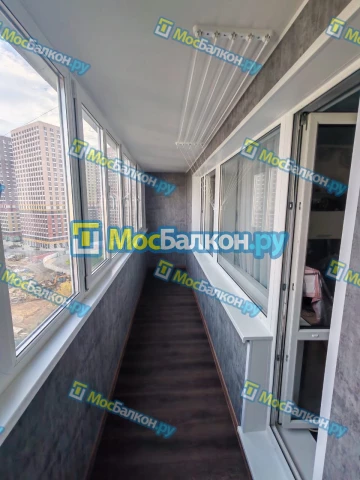 Заказать балкон в Домодедово цена от 1320 руб | Остекление балконов и лоджий МосБалкон