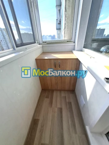 Шкаф на балкон купить в Домодедово на заказ недорого от МосБалкон