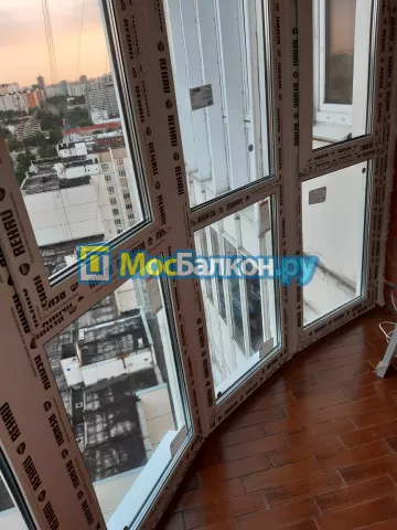 Панорамное остекление заказать под ключ по выгодной цене в Домодедово от компании МосБалкон
