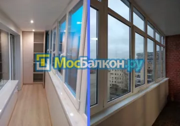 Заказать балкон в Домодедово цена от 1320 руб | Остекление балконов и лоджий МосБалкон